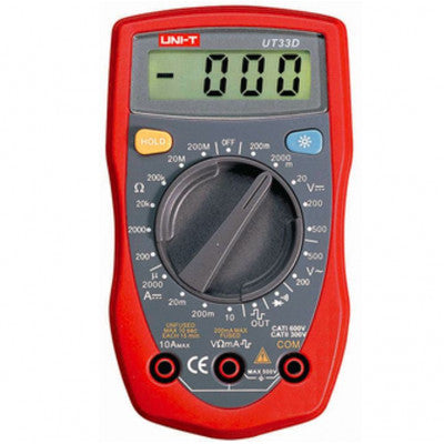 An UNI-T UT33D (Original) Palm Size Multimeter