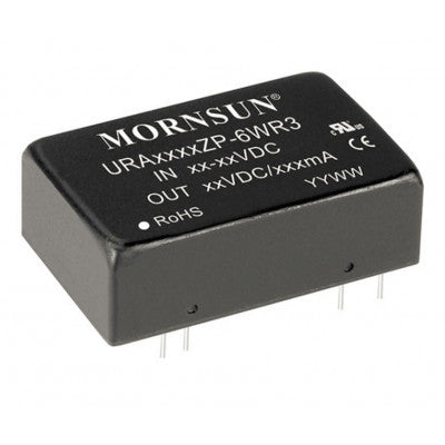 An URA2412ZP-6WR3 Mornsun 24V to ±12V DC-DC Converter 6W Power Supply Module - DIP Package