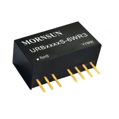 An URB2424S-6WR3 Mornsun 24V to 24V DC-DC Converter 6W Power Supply Module - Compact SIP Package