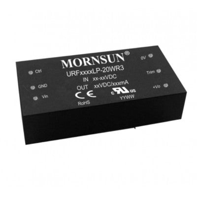 An URF2412LP-20WR3 Mornsun 24V to 12V DC-DC Converter 20W Power Supply Module - DIP Package