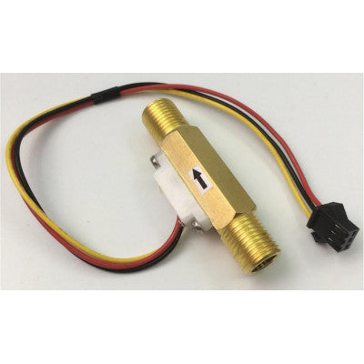 An 1/4 inch Brass Water Flow Sensor - SEN-HZ41WC