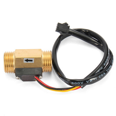 An 1/2 inch Brass Water Flow Sensor - SEN-HZ21WI
