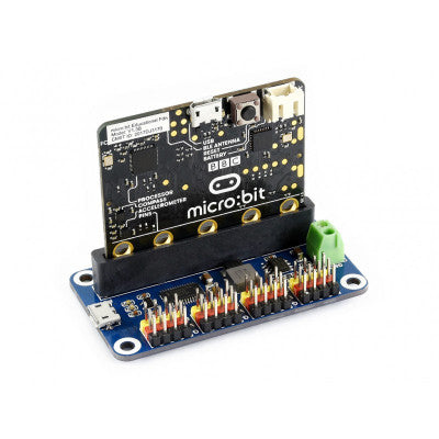 An Waveshare 12-bit I2C 16-Channel Servo Driver for micro:bit