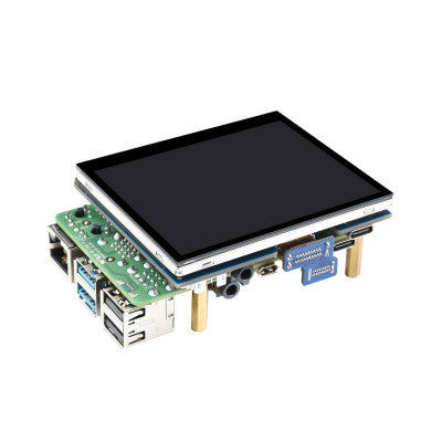 An Waveshare 3.5inch HDMI Capacitive Touch IPS LCD Display (E), 640x480, Audio jack