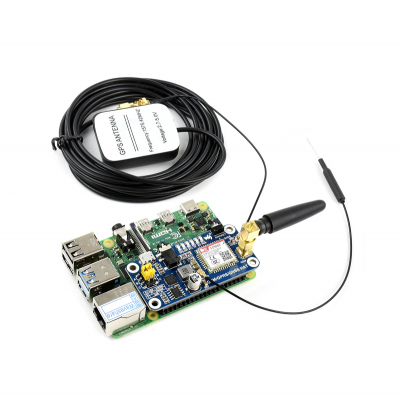 An Waveshare GSM/GPRS/GNSS/Bluetooth HAT for Raspberry Pi