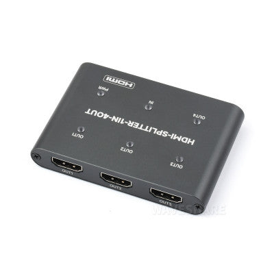 An Waveshare HDMI 4k Splitter, 1 In 4 Out, Share One HDMI source