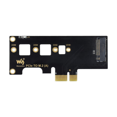 An Waveshare PCIe TO M.2 Adapter Supports Raspberry Pi Compute Module 4
