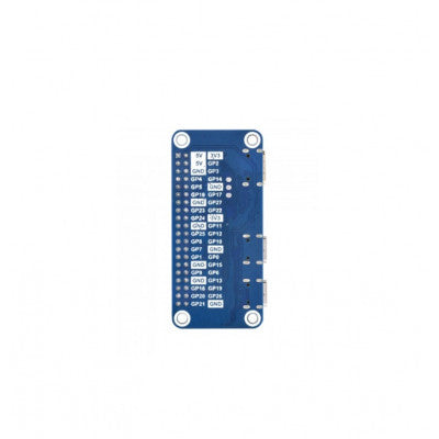 An Waveshare RP2040-PiZero Development Board, Based On The Raspberry Pi RP2040 Dual-core Processor, 264KB SRAM And 16MB Onboard Flash Memory