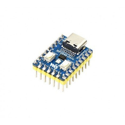 An Waveshare RP2040-Zero Raspberry Pi MCU With Presoldered Header
