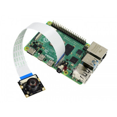 An Waveshare RPi Camera (M), Fisheye Lens