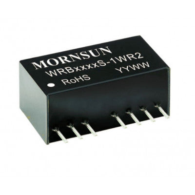 An WRB1505S-1WR2 Mornsun 15V to 5V DC-DC Converter 1W Power Supply Module - Ultra Compact SIP Package