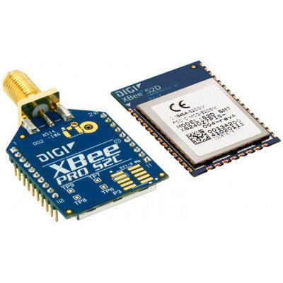 An XBee Pro S2C 63mW 802.15.4 Module without Antenna