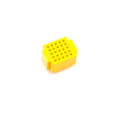 An XF-25 Ultra Mini Breadboard Yellow - 2 Pieces pack