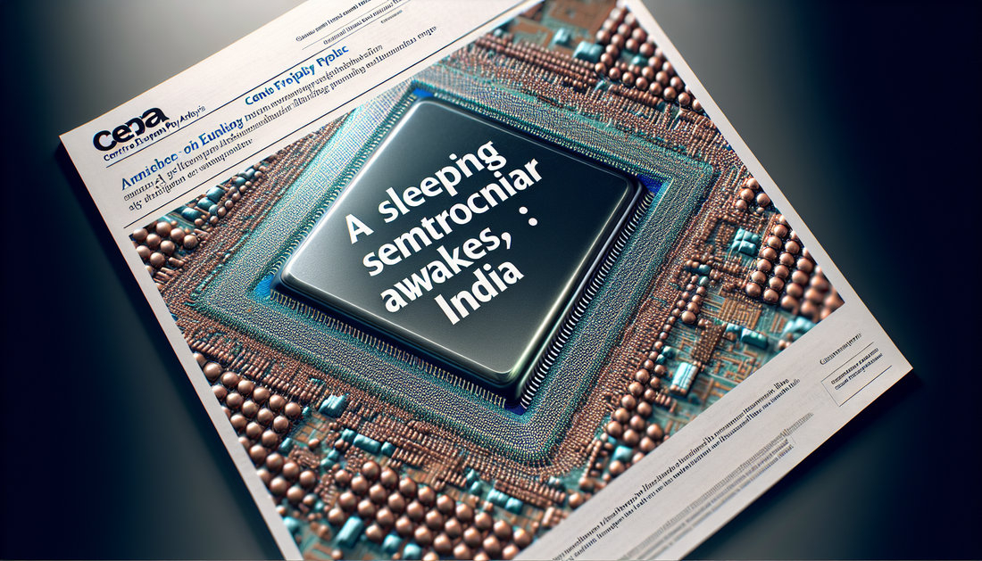 India's Semiconductor Industry Awakens: A $110 Billion Market by 2030