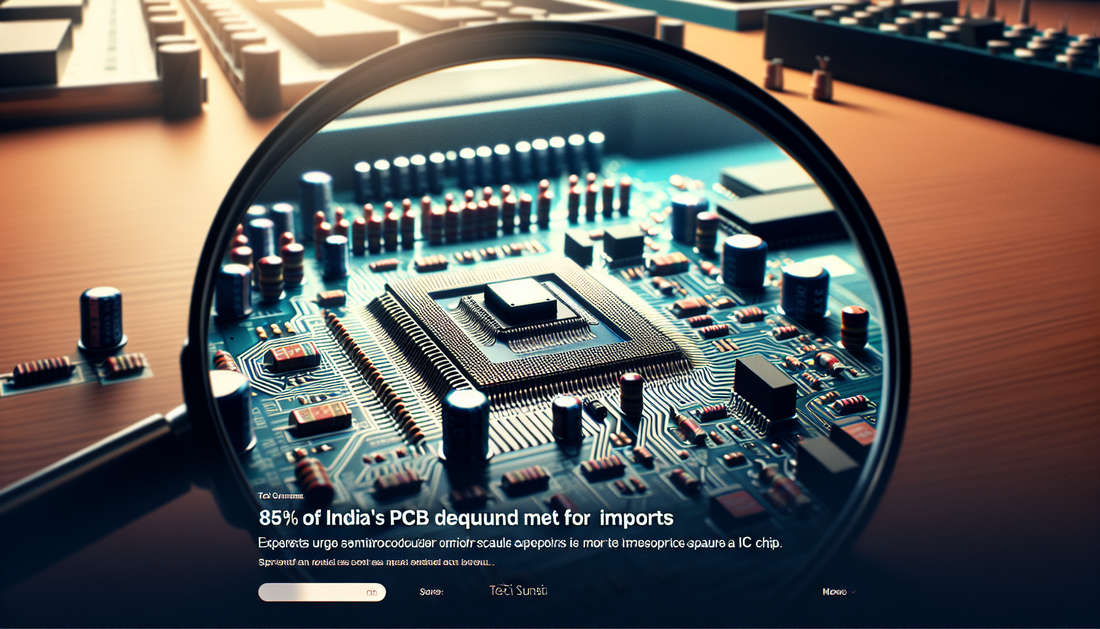 India’s PCB Market: Import Dependence and Urgent Semiconductor Scale-Up
