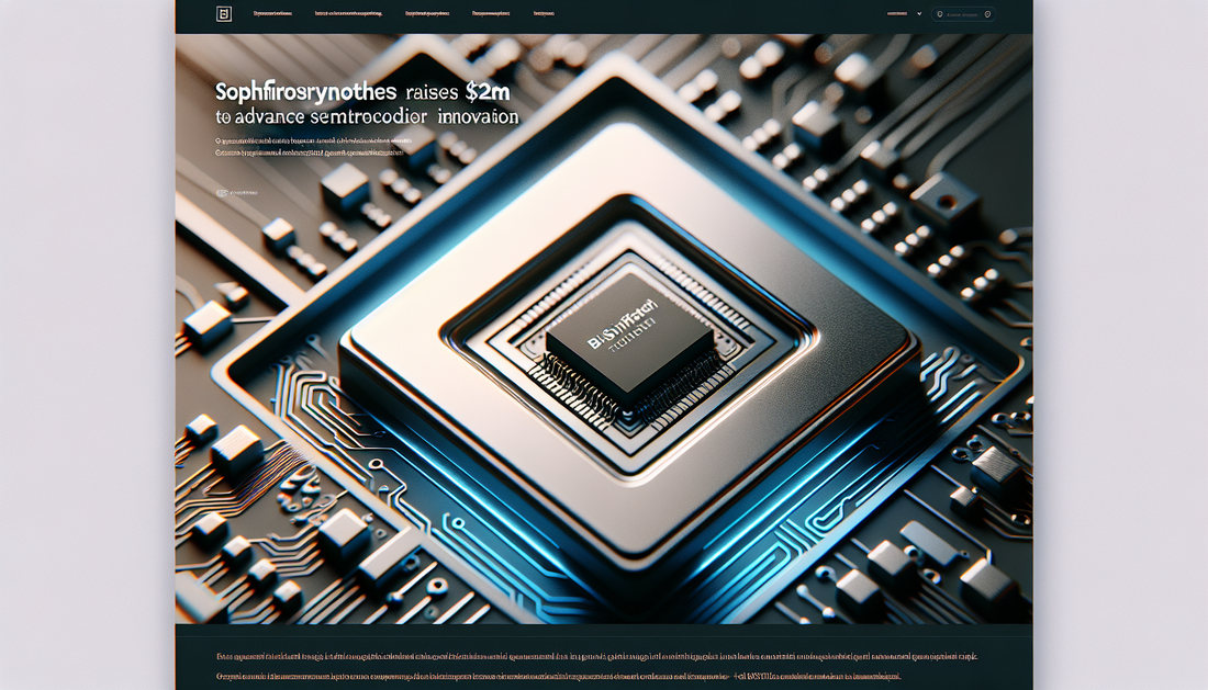 Sophrosyne Technologies Raises $2M to Advance Semiconductor Innovation