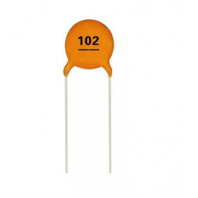 An 0.001uF - (102) Ceramic Capacitor - 5 Pieces pack