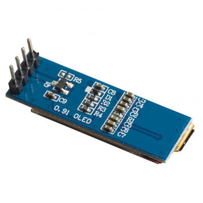 An 2.32 cm (0.91 inch) I2C/IIC 128x32 OLED Display Module - Blue