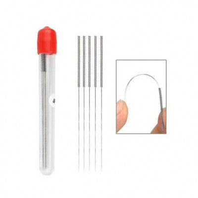An 0.4mm Stainless Steel Nozzle Cleaning Needle for 3D Printer- (Pack of 10 Pcs)