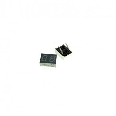 An 0.56 inch Red 2 Digit 7 Segment LED Display CC 18pin - 2Pcs