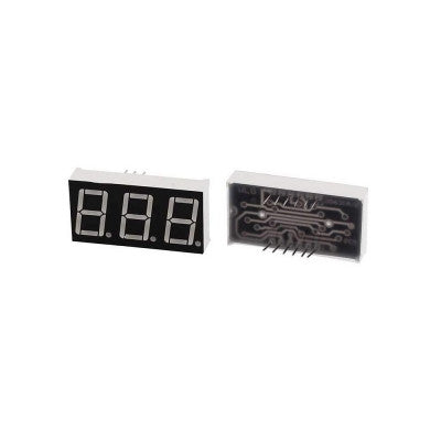 An 0.56 inch Red 3 Digit 7 Segment LED Display CC 12pin - Pack of 2