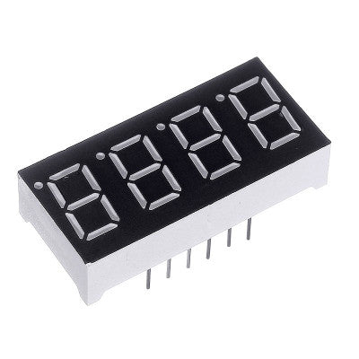 An 0.56 inch Red 4 Digit 7 Segment LED Display CC 12pin - 2 pcs