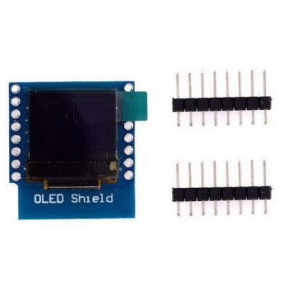An 1.68 cm (0.66 Inch) OLED Module IIC/I2C for D1 MINI