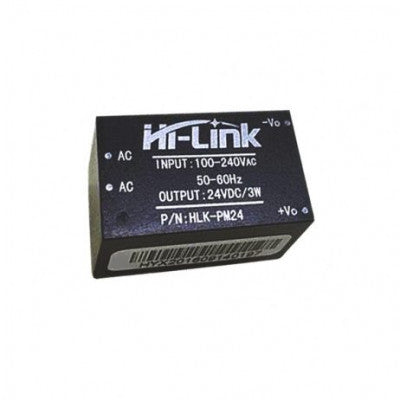An HLK-PM24 Hi-Link 24V 3W AC to DC Power Supply Module