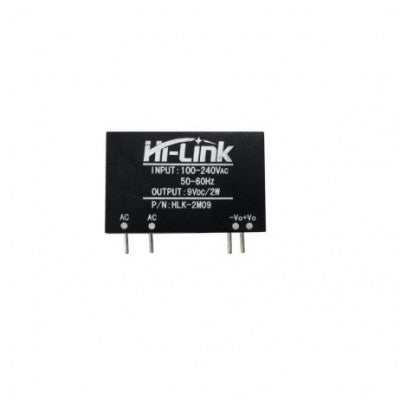 An HLK-2M09 Hi-Link 9V 2W AC to DC Power Supply Module