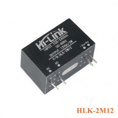 An HLK-2M12 Hi-Link 12V 2W AC to DC Power Supply Module