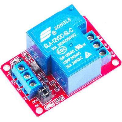 An 1 channel 12V 30A Relay Module Power Failure Relay
