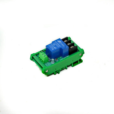 An 1 Channel 12V 30A Relay Module with Optocoupler and Guide Rail