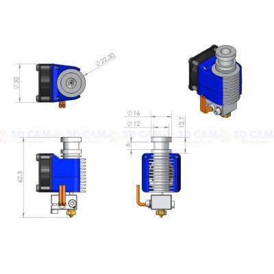 An 1.75mm Direct Extruder Full Kit