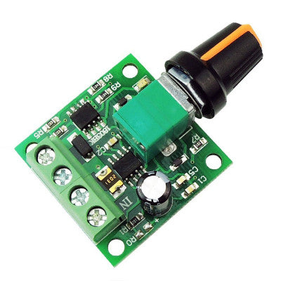 An 1.8V-12V 2A DC Motor PWM Speed Regulator
