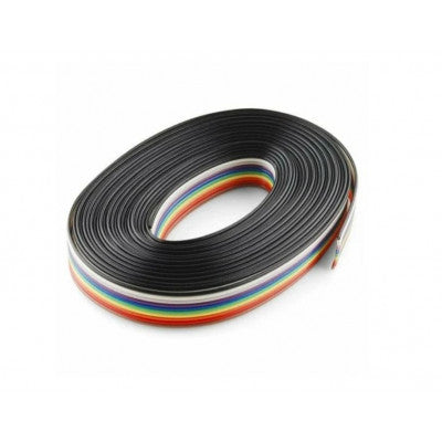 An 10 Core Multicolor Ribbon Wire Roll - 20m