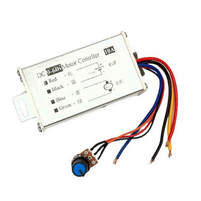 An 10A PWM DC Motor Speed Regulator Module (9V, 12V, 24V, 36V, 48V, 60V)