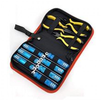 An 10IN1 RC Tools Kits Box Set Screwdriver Pliers Hex Repair