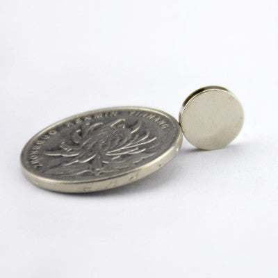 An 10mm x 2mm (10x2 mm) Neodymium Disc Strong Magnet