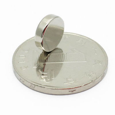 An 10mm x 3mm (10x3 mm) Neodymium Disc Strong Magnet