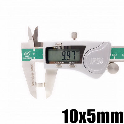 An 10mm x 5mm (10x5 mm) Neodymium Disc Strong Magnet