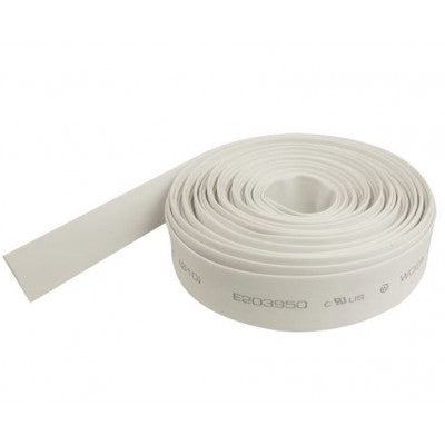 An 10mm Heat Shrink Sleeve Tube - White - 1 meter