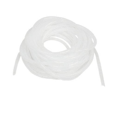 An 10mm Spiral Wrapping Band White 10M for Wires
