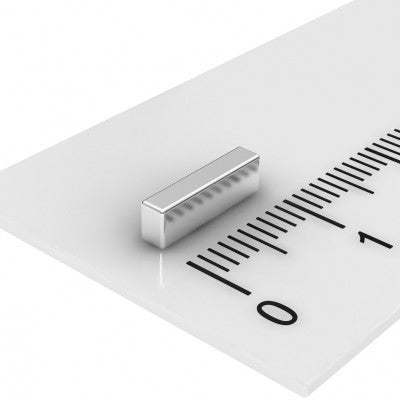 An 10mm x 3mm x 2mm (10x3x2 mm) Neodymium Block Magnet