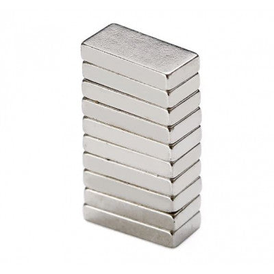 An 10mm x 5mm x 2mm (10x5x2 mm) Neodymium Block Magnet