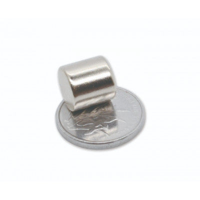 An 10mm x 10mm (10x10 mm) Neodymium Cylindrical Strong Magnet