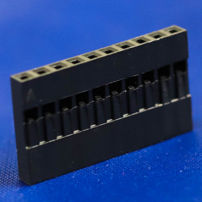 An 1x10 Pin Male-Female Crimp Connector - 5 Pieces pack