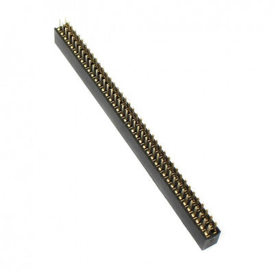 An 2x40 1.27mm Pitch Pin Female Double Row Header Berg Strip