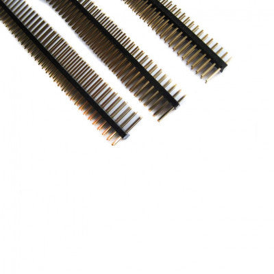 An 2x40 1.27mm Pitch Pin Male Double Row Header Berg Strip