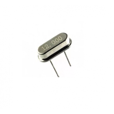 An 12Mhz Crystal Oscillator HC49/US Package