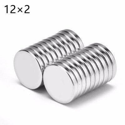 An 12mm x 2mm (12x2 mm) Neodymium Disc Strong Magnet